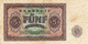 GERMANY - DEMOCRATIC REPUBLIC 5 MARK 1948 VF P-11b "free Shipping Via Registered Air Mail" - 5 Deutsche Mark