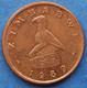 ZIMBABWE - 1 Cent 1989 KM# 1a - Edelweiss Coins - Simbabwe