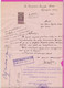 261698 / Bulgaria 1913 - 50 Stotinki  (1911)  , Revenue , Application To The Bulgarian Agricultural Bank - Radomir - Other & Unclassified