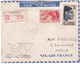 OCEANIE - 1950 - ENVELOPPE RECOMMANDEE De PAPEETE (TAHITI) - 1° VOL AIR FRANCE => PARIS - Cartas & Documentos