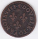 Double Tournois 1613 A Paris, Moulin Du Louvre, Louis XIII - 1610-1643 Luigi XIII Il Giusto