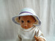 Delcampe - Chapeau Enfant Coton Crochet Couleurs Pastel. - Other & Unclassified