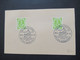 Delcampe - BRD Ab Posthorn Nr. 123 Jahre 1954 - 61 Briefstücke / Blankozettel Mit Sonderstempel Heidelberg Verschiedene SST - Gebraucht