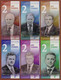 UKRAINE Set 6 Pcs. "Presidents Of Ukraine" 2020 UNC. Private Essay. Fantasy. - Other & Unclassified