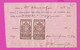 261715 / Bulgaria 1924 - 3+3 Leva (1924) Revenue Fiscaux , Receipt For Received Income - Sofia Bulgarie Bulgarien - Other & Unclassified