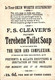 3Cards  F.S. Cleaver's Terebene Soap For The Skin Manufactory Red Lion Str  Holborn London - Other & Unclassified