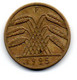 Allemagne -  10 Reichspfennig 1925 F TB+ - 10 Rentenpfennig & 10 Reichspfennig