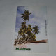 Maldives-(MLD-28A-MAL-C-28A)-palmtrees-(31)-(RF50)-(2003046501374945)-used Card+1card Prepiad Free - Maldivas