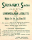 Delcampe - 5 Cards Sunlight Savon Lever Brothers  Bruxelles  Lith.Aug. Bénard - Andere & Zonder Classificatie