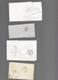 LOT    4  MARQUES POSTALES     2 SCANS - 1801-1848: Precursors XIX