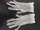 HABITS - LINGE - GANTS BLANCS EN TISSU - 1940-1970