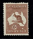 Australia 1923 Kangaroo 6d Chestnut 3rd Watermark MH - Ungebraucht