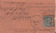 India 1870's  QV 1/2A Scinde, Punjab & Delhi Rly  Telegramme Form & Envelope Delhi To Bhiwani  # 32207  D  Inde Indien - Other & Unclassified