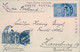 1905  JAPÓN , T.P. CIRCULADA VIA PORTLAND , YOKOHAMA - HAMBURGO - Cartas & Documentos