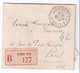 SEMEUSE - 1935 - YVERT N°235 X 7 ! Sur LETTRE RECOMMANDEE De PARIS => PARIS - 1906-38 Semeuse Camée