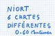 NIORT 79    6  CARTES DIFFERENTES   PRIX  0.60 - Niort