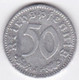 50 Reichspfennig 1939 J HAMBOURG,  Aluminium - 50 Reichspfennig