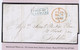 Ireland Galway 1848 Cover To Dublin Boxed 2-line PAID AT/GALWAY In Blue, Matching GALWAY MR 8 1848 Cds - Prephilately