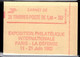 France Carnet 2154 C1a Sabine De Gandon Ouvert Date Conf 8 Gomme Mate - Altri & Non Classificati