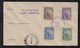 Paraguay 1943 FDC Cover ACUNSION To PILAR Mi# 544-47 Columbus Propaganda Cancel - Paraguay