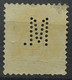 Svizzera 20c Perfin Helveta Alzata(AX125 - Perforés