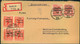 1949, Doppel-Orts-R-Brief Ab BERLIN N 24 (Ostberlin) - Sonstige & Ohne Zuordnung