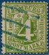 Germany Hamburg 1864 4 S Perf 1 Value Cancelled 2104.1814 Approved George Bühler - Hamburg