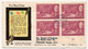 PHILIPPINES  => Enveloppe FDC => Juan Luna Centenary  (bloc De 4) - Manille - 29 Octobre 1957 - Philippines