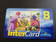 Caribbean Phonecard St Martin French INTERCARD  8 EURO  NO 085  **5235** - Antille (Francesi)