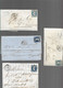 LOT  4 LETTRES ANCIENNES - 1849-1876: Klassieke Periode