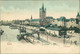 Ansichtskarte Köln Leystapel, Flussbadeanstalt, Schiffe 1909  - Koeln