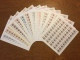 CZECHOSLOVAKIA 1978 - 11 Sheets Of 50 Dummy Stamps - Specimen Essay Proof Trial Prueba Probedruck Test - Essais & Réimpressions