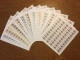 CZECHOSLOVAKIA 1978 - 11 Sheets Of 50 Dummy Stamps - Specimen Essay Proof Trial Prueba Probedruck Test - Probe- Und Nachdrucke