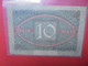 Reichsbanknote 10 Mark 1920 Circuler - 10 Mark