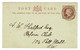 Ref 1481 - GB 1880 Postal Stationery Card - Superb London W.C. / S.M.P Postmark - Storia Postale
