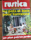 Rustica_N°109_30 Janvier 1972_les Pots Et Bacs Pour Terrasses_un Plan Patron Jardin - Tuinieren