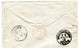 Enveloppe Stasbourg Pour Soleure Insuffisamment Affranchie à 30 C Taxée 40 C 2 Septembre 1857 Sup - 1849-1876: Classic Period