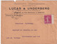 SEMEUSE - 1925 - YVERT N°191 SEUL Sur ENVELOPPE COMMERCIALE De NANTES OBLITERATION ANGERS - TARIF COURT ! - 1906-38 Sower - Cameo