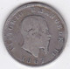 1 Lira Stemma 1867 M Milano , Vittorio Emanuele II , En Argent - 1861-1878 : Victor Emmanuel II