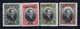 Turkey Mi 878 - 881  Isf 1198 - 1201 1928 MH/*, Mit Falz, Avec Charnière - Unused Stamps