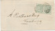 GB 1881 QV ½d Pale Green Pair Multiple Postage W Duplex 545 / NEWCASTLE-ON-TYNE - Covers & Documents