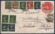 Entier Lettre Cilicie Acep 1 Oblitéré D'Adana 1920 Mixte Turc N°58 + N°80, 81 X3, 82, 83, 84, 90 X2 RRR Signé Calves - Briefe U. Dokumente