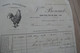 Facture Illustrée Agriculture Aviculture Bonnet Saint Paul Cap De Joux 1925 Oeufs Volailles Illustrée Coq - Alimentaire