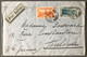 Maroc, Poste Aérienne N°17 Et 18 Sur Enveloppe De Casablanca 28.4.1933 Pour La France - (C1061) - Airmail