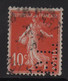 Perforation GL 82 - Galeries Lafayette - 10c Type Semeuse - Indice 3 - Altri & Non Classificati