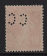 Perforation CC 36 - Credit Commercial De France - 10c Type Semeuse - Indice 2 - Other & Unclassified