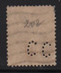 Perforation CC 36 - Credit Commercial De France - 75c Type Semeuse Lignee - Indice 2 - Other & Unclassified