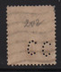 Perforation CC 36 - Credit Commercial De France - 75c Type Semeuse Lignee - Indice 2 - Autres & Non Classés