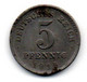 Allemagne -  5 Pfennig 1915 D TB+ - 5 Pfennig