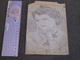 PORTRAIT FEMININ AU CRAYON SUR BOUT DE PAPIER - ANONYME - VOIR SCANS - Dessins